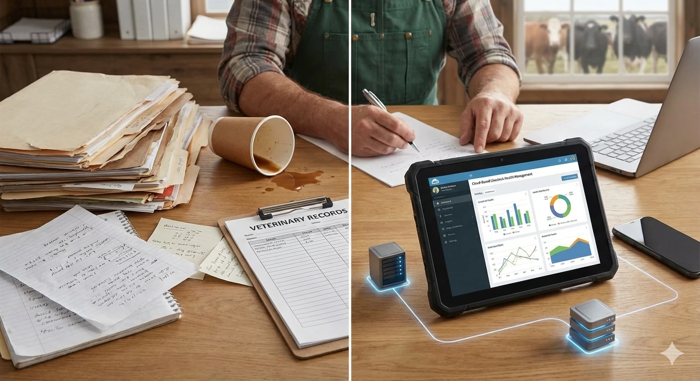 Digital vs Paper - Managing Veterinary Records for Your Cattle Operation